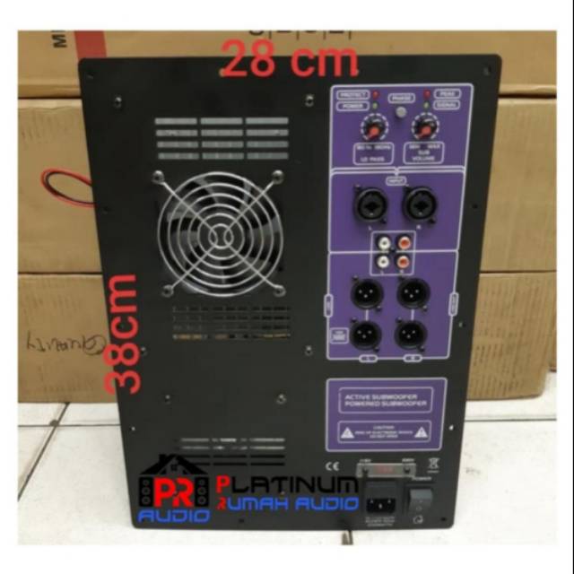 Mesin Subwoofer  Aktif  Khusus 15-18 inch 1500-2000 watt 
