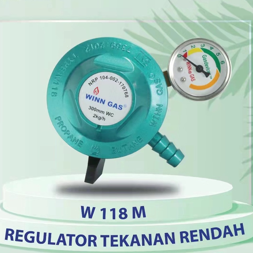 WINN GAS PAKET  REGULATOR FLEXIBLE W 118 METER