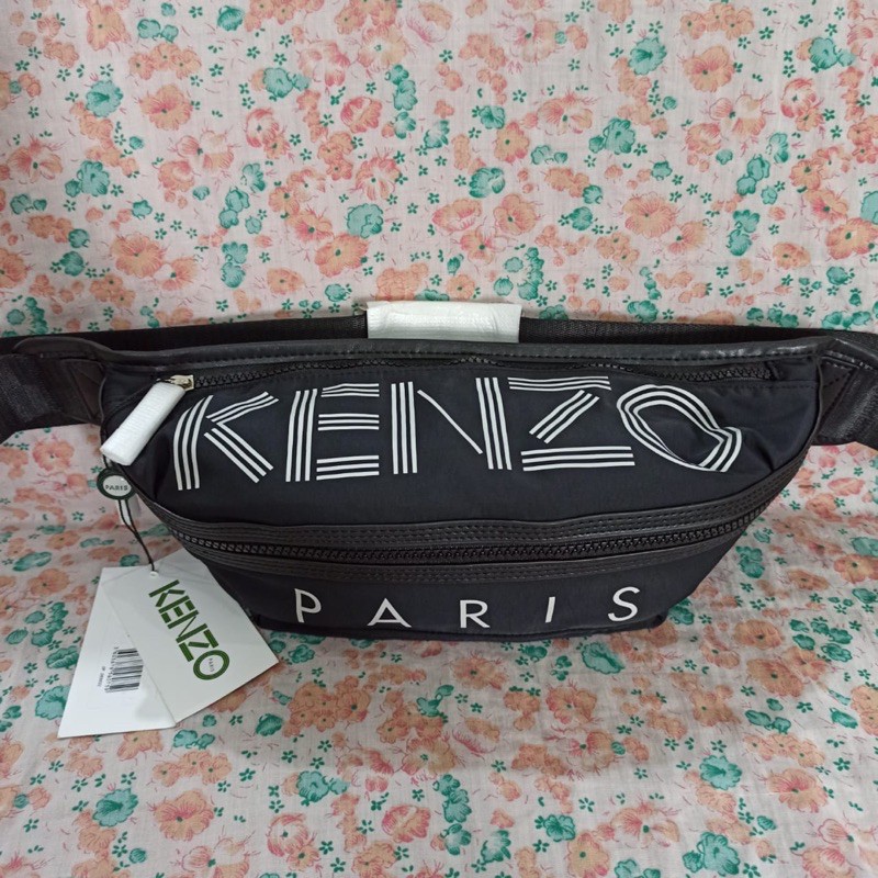 Kenzo Paris Font Basic Logo / Tas Pinggang / Tas Selempang