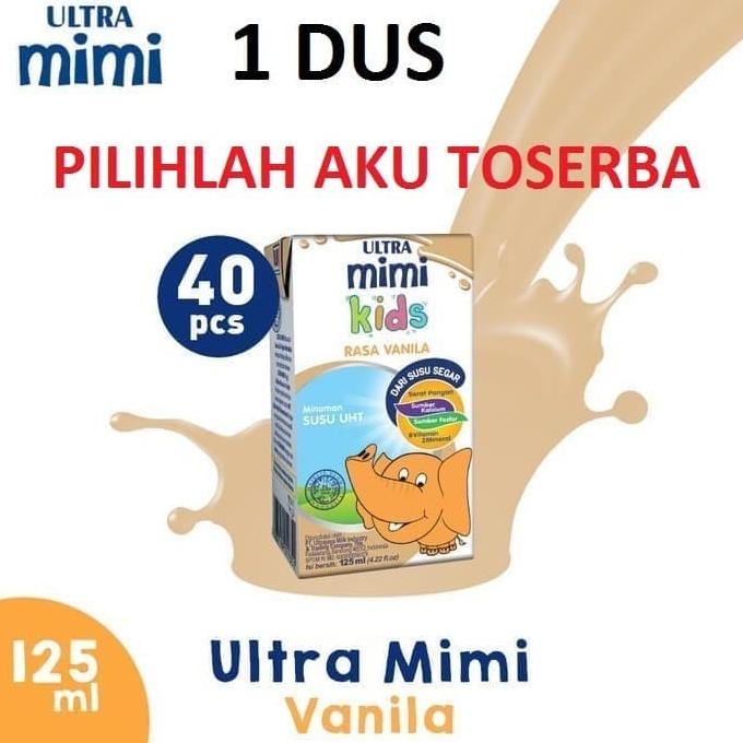 

BAYAR DITEMPAT Susu Ultra Mimi Kids (VANILA) - 125 ml (1 DUS ISI 40)