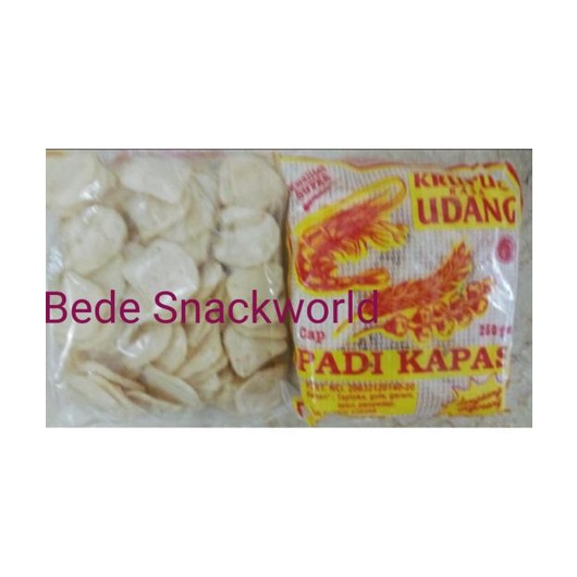 

Krupuk Udang Padi Kapas super ( diameter small)