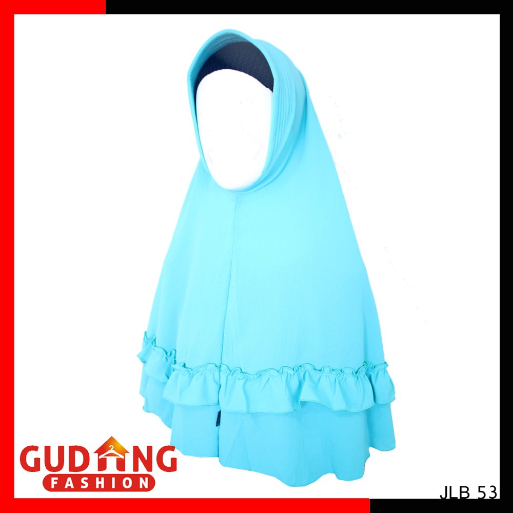Jilbab Rempel Polos - JLB 53
