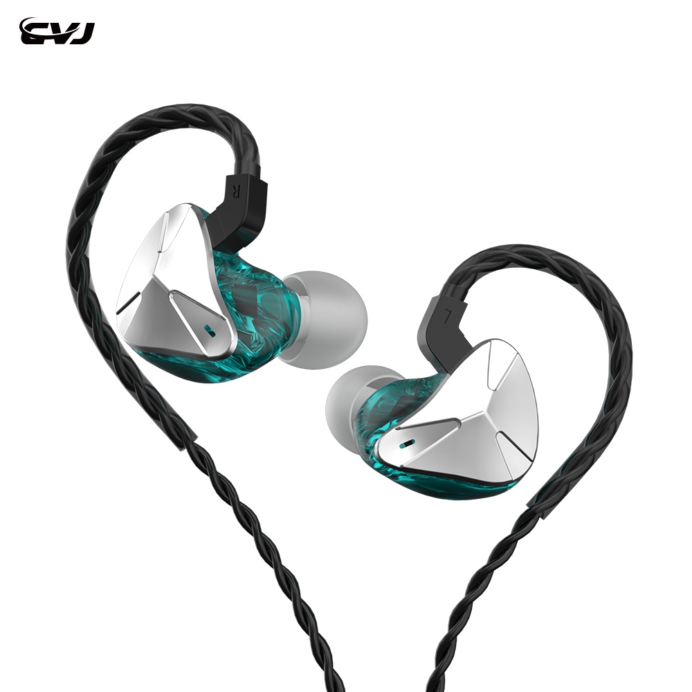 Cvj Earphone In Ear HIFI Dinamis Bahan Logam Dengan Fitur Noise Canceling Untuk DJ