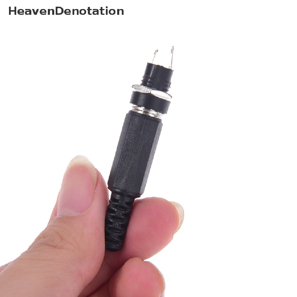 (Heavendenotation) 5pcs / Set Soket Jack Power Supply Dc 5.5x2.1mm Female