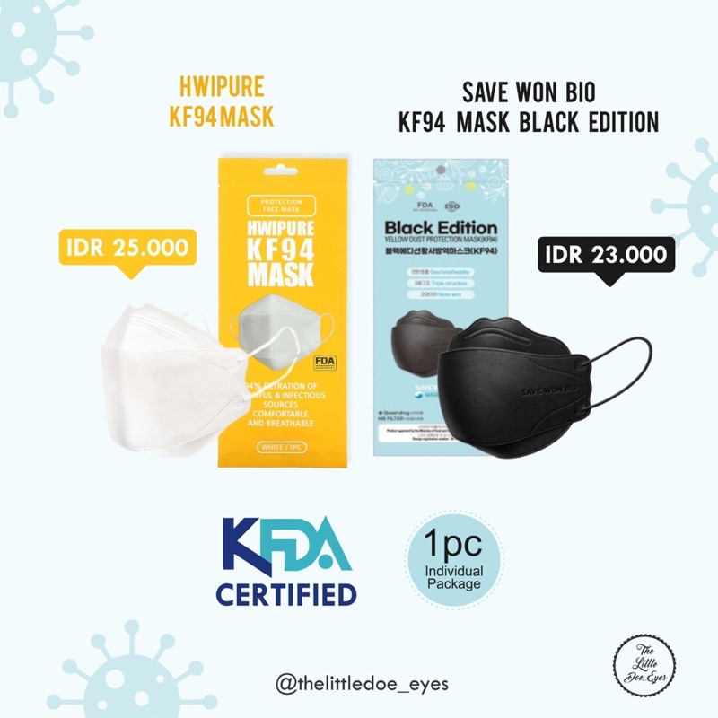 Hwipure / save won bio KF94 Mask 4 PLY