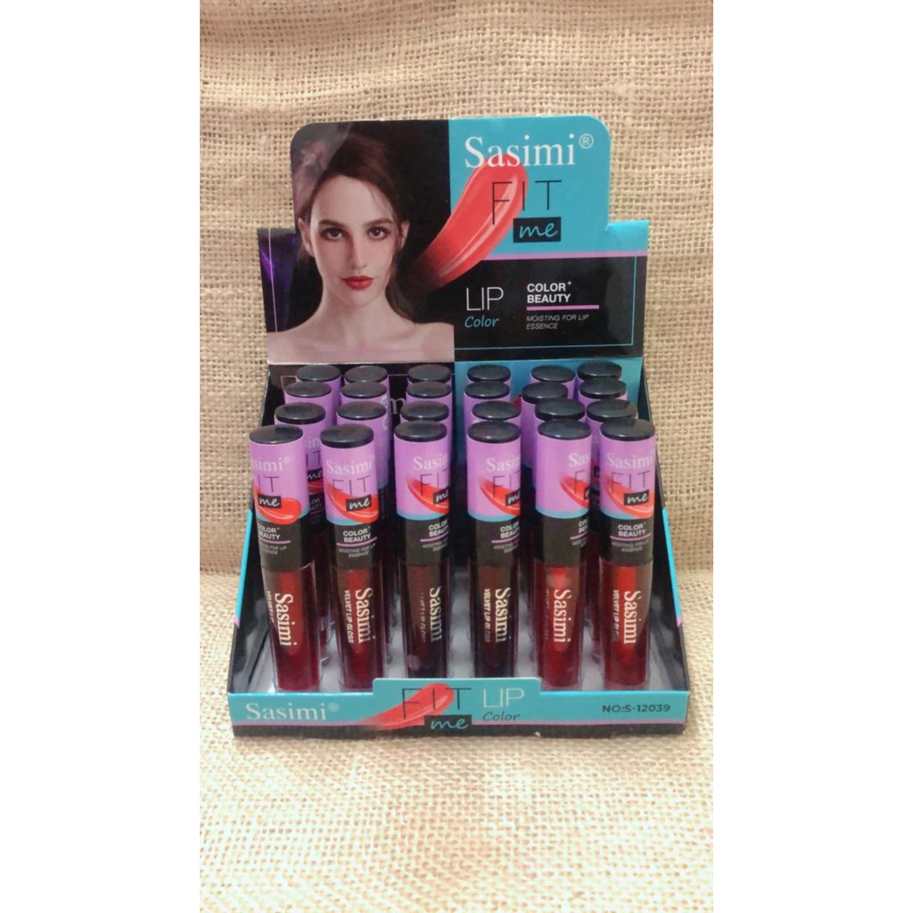 [12PCS] LIPTINT SASIMI FIT ME COLOR BEAUTY S12039