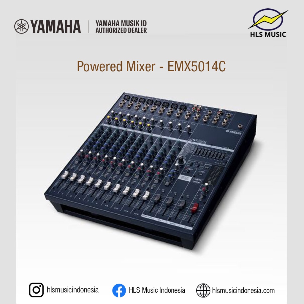 Jual Yamaha EMX5014C Powered Mixer 8 Channel Shopee Indonesia