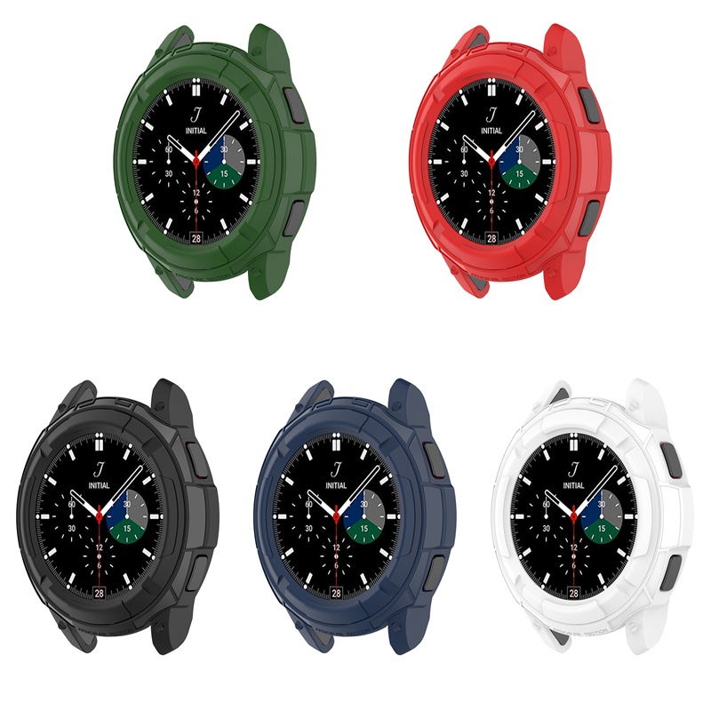 Casing Soft Case Silikon Untuk Samsung Galaxy Watch 4 Classic 42mm 46mm