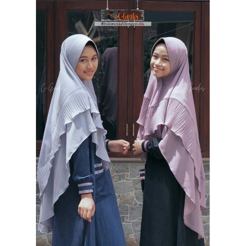 Hijab plisket C-Geulis