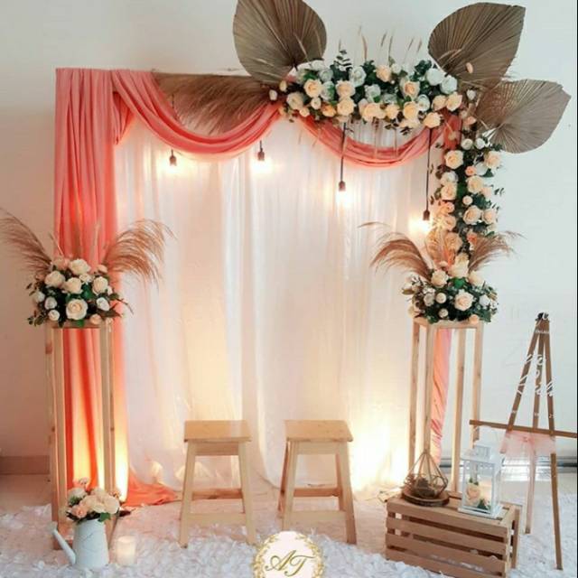 Backdrop lamaran, tunangan khitan dll