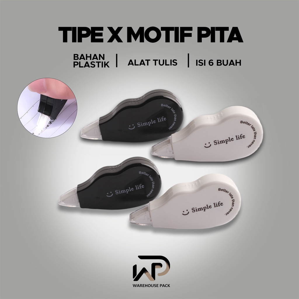 Jual Isi Pcs Tipe X Motif Pita Correction Tape Tipex Paper Murah Tipp Ex Shopee Indonesia