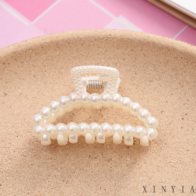 【COD】MUTIARA ELEGAN / JEPIT RAMBUT ALLOY KOREA MUTIARA PERMATA JEPIT SALON LOGAM EMAS / AKSESORIS