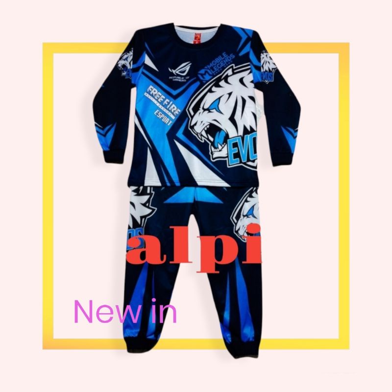 SETELAN BAJU GAMING ANAK ANAK SETELAN JERSEY GAMING ANAK