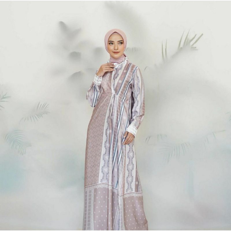 edelweis dress nudesugar by vanilla hijab