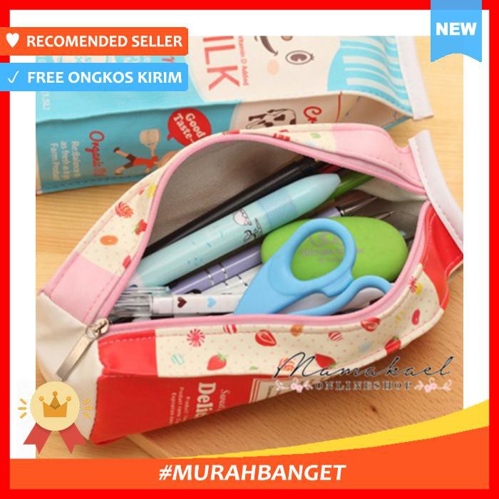 

Tempat Pensil Pencil Box Edisi Kotak Susu Lucu