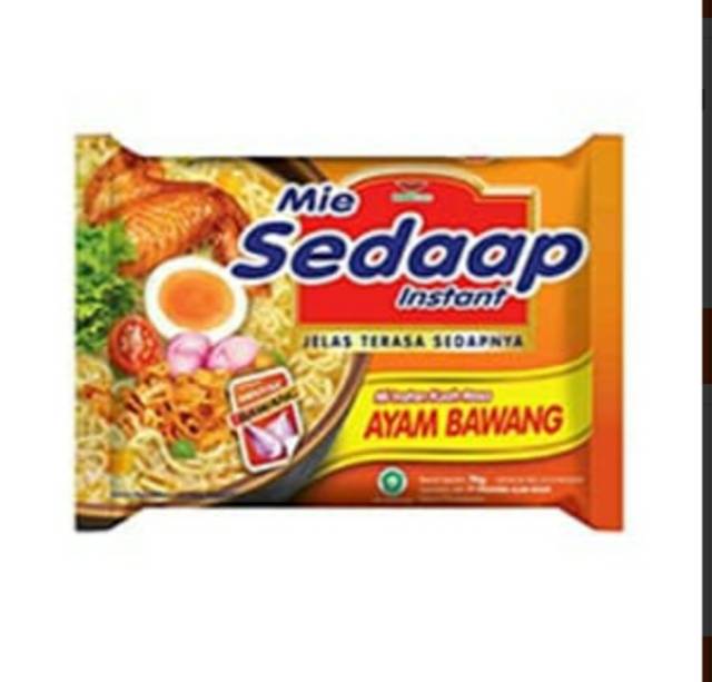 Mie sedaap kuah rasa soto, ayam bawang, ayam spesial