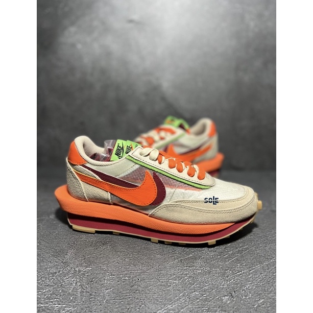 Nike Sacai LD Waffle x Clot Orange Blaze