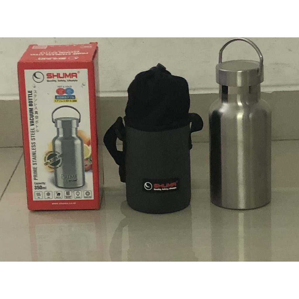 Thermos SHUMA 350 ml PRIME Botol Minum Air Panas & Dingin Full Stainless