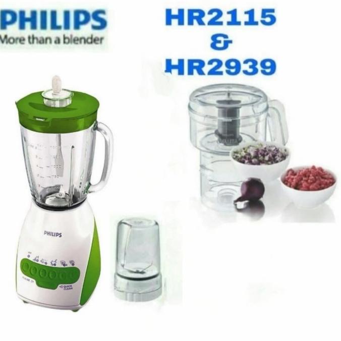 Paket Blender PHILIPS HR2115 + Chopper Philips HR2939