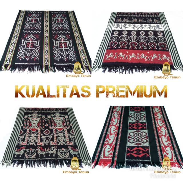 KAIN TENUN BLANKET ETNIK MOTIF HEWAN LOMBOK TORAJA SUMBA SONGKET BAHAN UNTUK GELANG DAN IKAT KEPALA