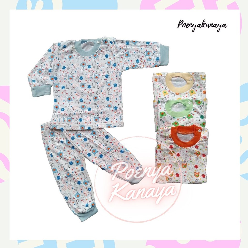 Setelan Baju Bayi Piyama Bayi Panjang ABC OBLONG SAFFENDA SPY86