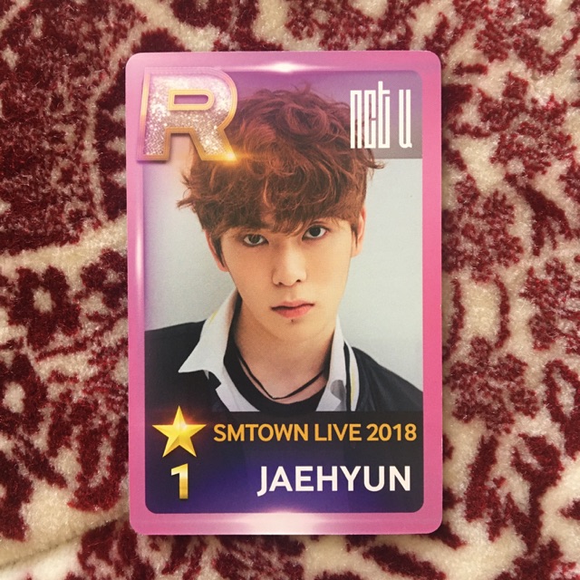 NCT U Jaehyun Smtown Live 2018 R Card