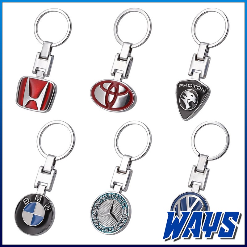 [Z176] Gantungan Kunci Model Emblem Logo Bahan Logam Mobil Honda Toyota Suzuki Nissan Mitsubishi Hyundai Mazda KIA Mercedes Benz Mercy VW Volkswagen