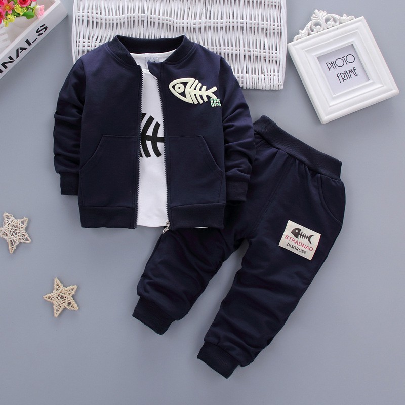 Baju Pakaian Anak Bayi Laki Cowok Harga Murah Import Jaket 3in1 BBD023