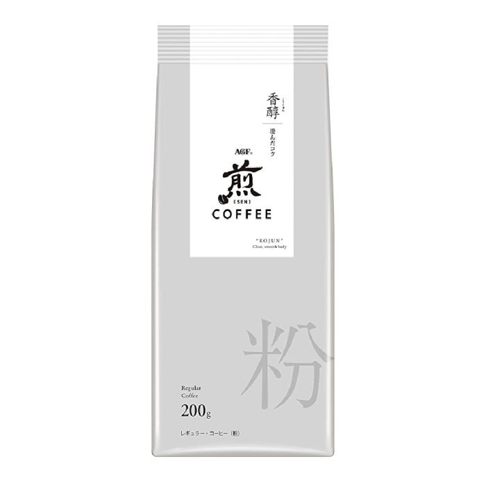 AGF SEN KOJUN Roasted Regular Coffee Beans Fragrant Clear Rich 200g