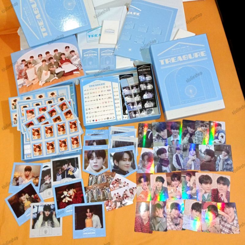 (SHARING) TREASURE WINTER CAMP IN EVERLAND 2022 WELCOMING COLLECTION OFFICIAL WEVERSE LENTI YEDAM JU