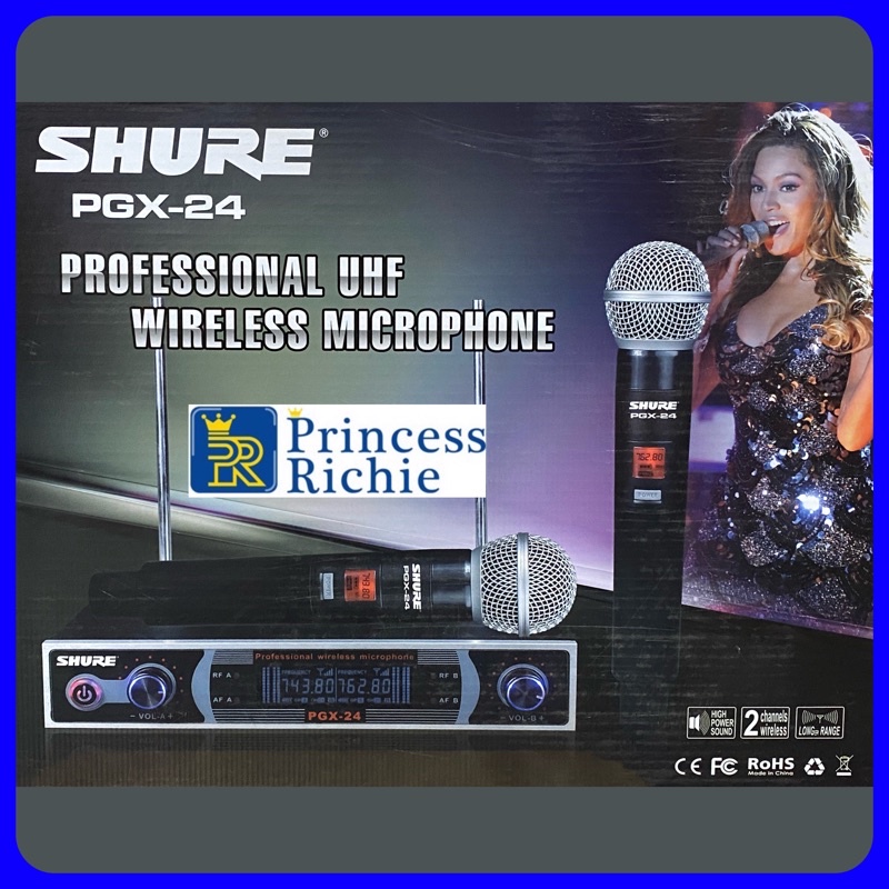 Mic wireless model Shure PGX 24