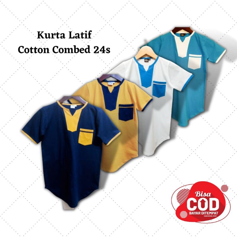 [FarShaKids] Baju koko anak laki-laki Kaos kurta Latif Koko kurta anak Koko kaos anak Koko anak