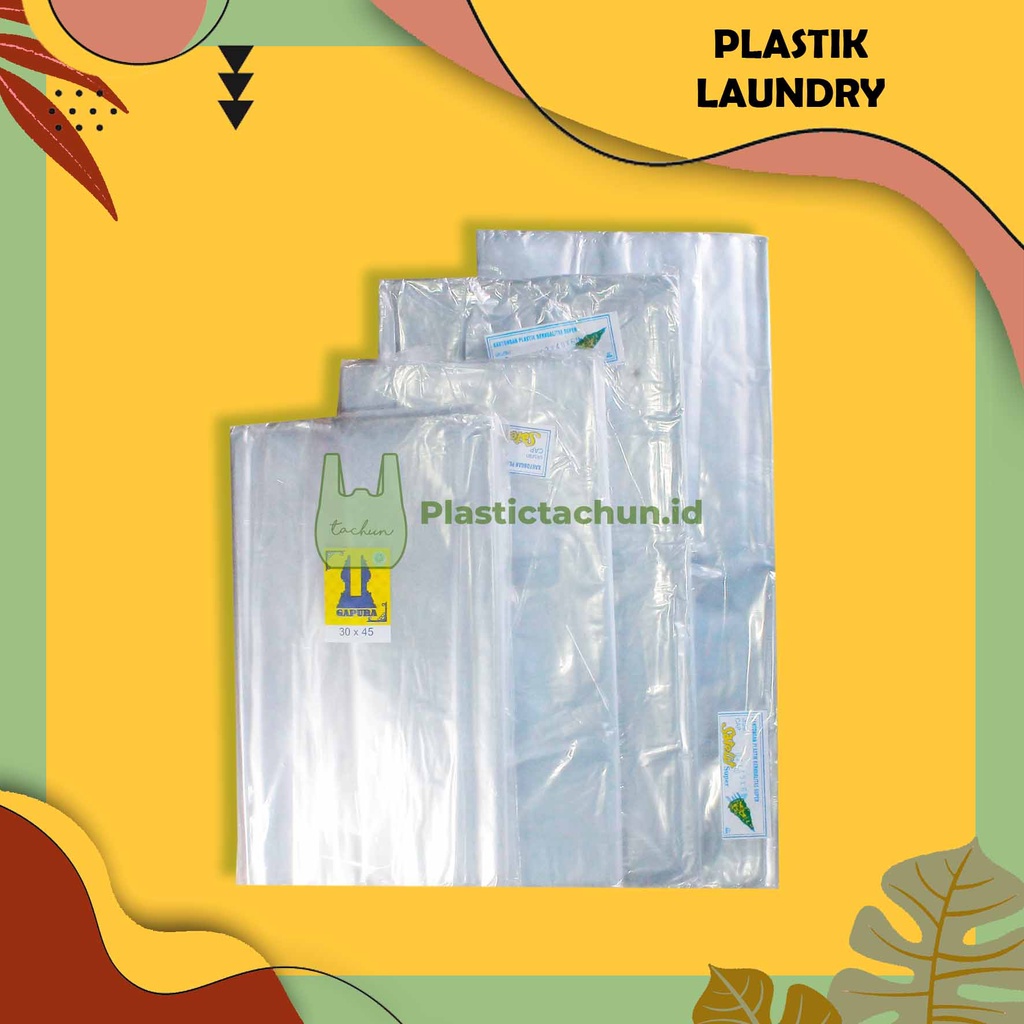 Plastik Laundry PP Bening 02x40x60 cm