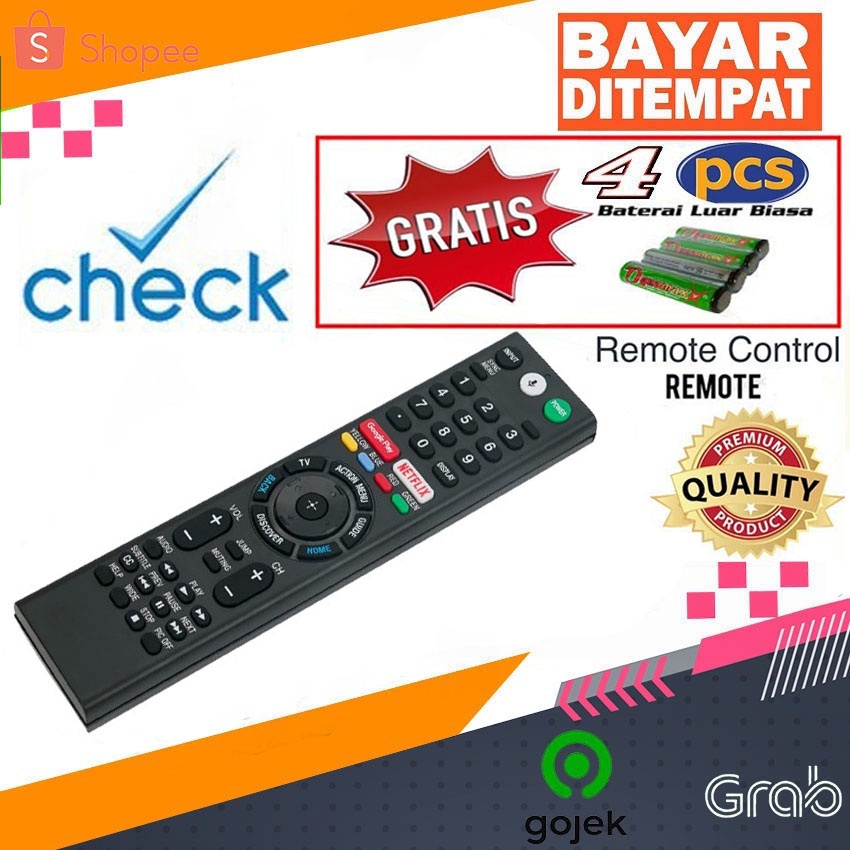 Jual Remot Remote Tv Sony Bravia Lcd Led Smart Tv Rmf Tx U Rmf Tx P