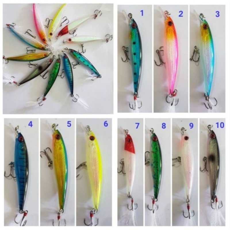 Umpan Lure Minnow 9cm / Umpan Ikan Hampala