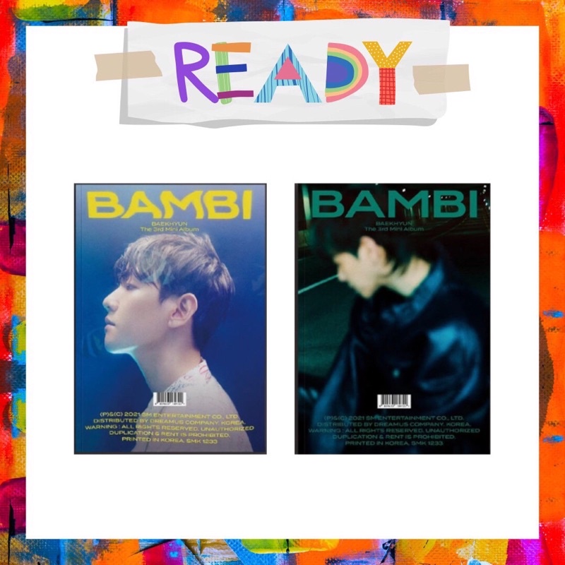 EXO BAEKHYUN - BAMBI PHOTOBOOK VER (RANDOM)
