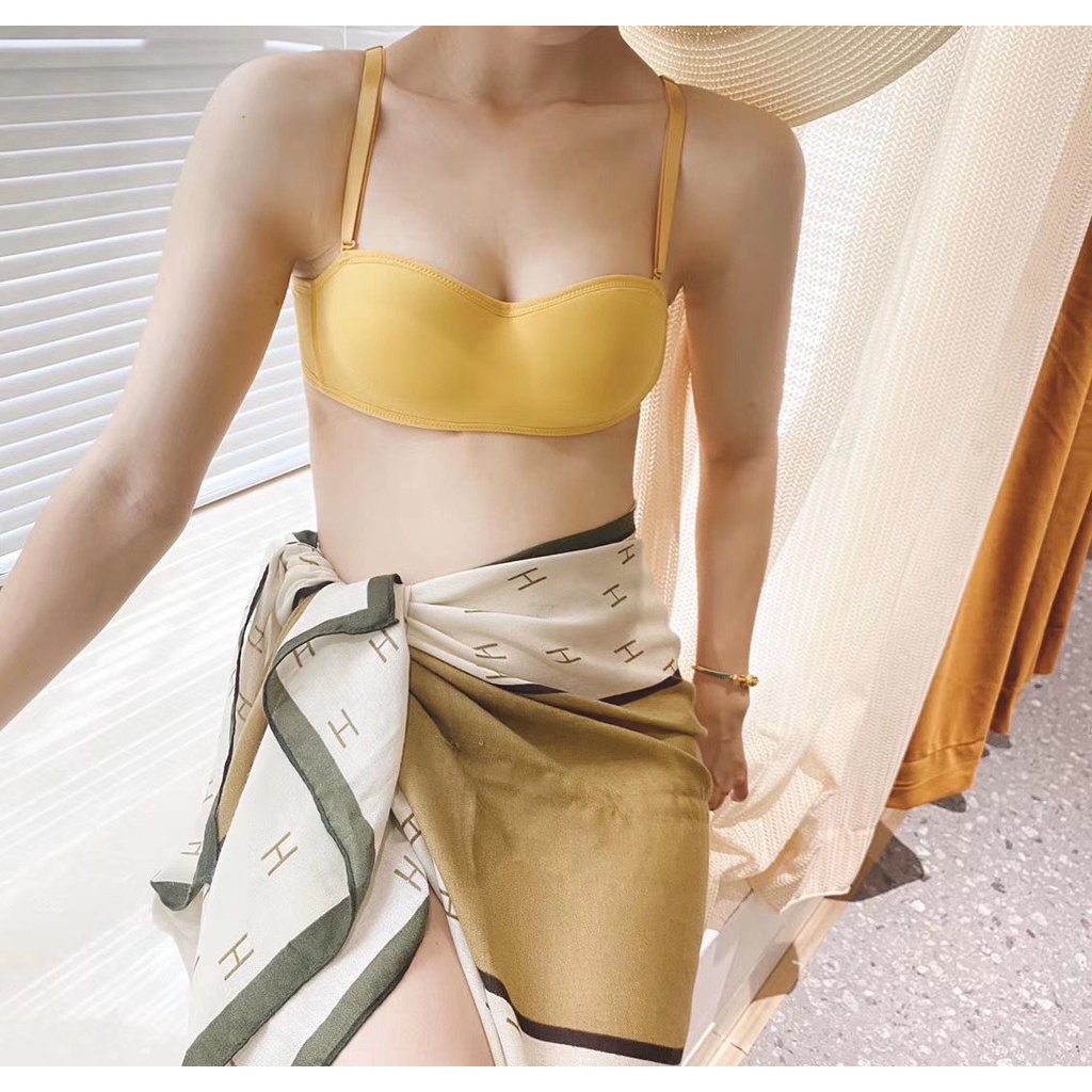 [ LINGERIE MASTER ] - (B-28) Half cup Hot sale Bra Model Seamless Tanpa Kawat Seamless-7