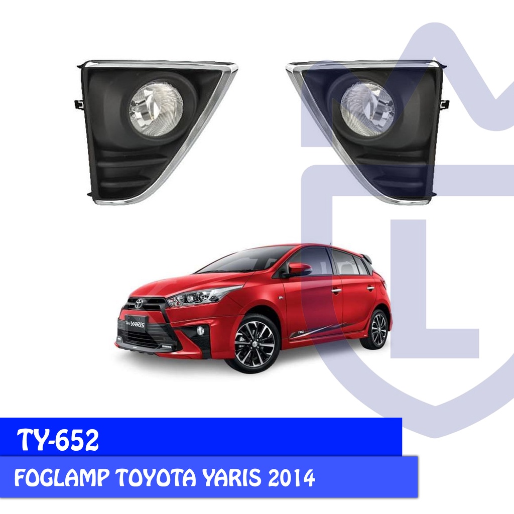 FOGLAMP / LAMPU KABUT DLAA TY652 TOYOTA ALL NEW YARIS HATCHBACK 2014-2015