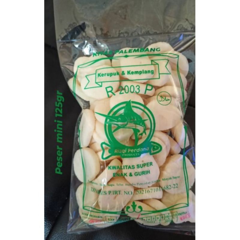 

kerupuk asli palembang super mini 125gr