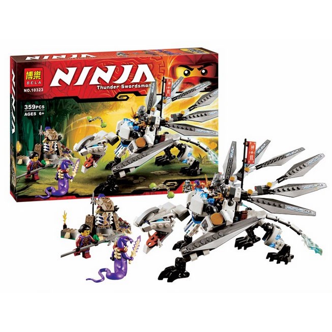 BELA NINJA GO 359PCS SERI 10323 - lego ninja - blocks ninjaGo - mainan anak edukasi