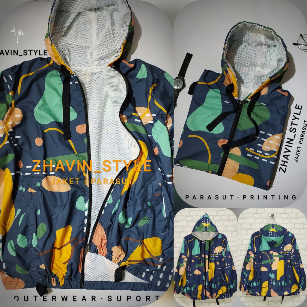 JAKET SEPEDA PARASUT /  JAKET SEPEDA WANITA PARASUT