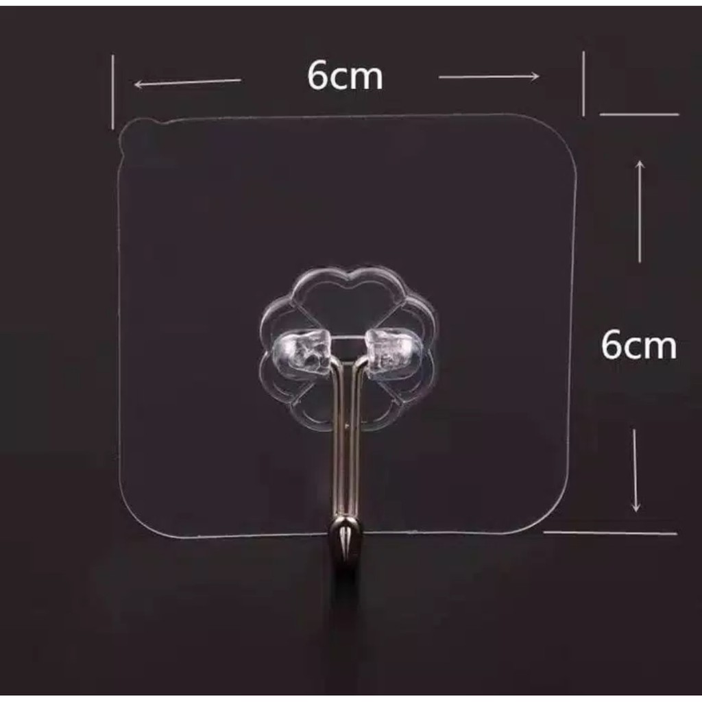 Gantungan serbaguna Multifungsi / Gantungan dinding Bening / COD SEINDONESIA