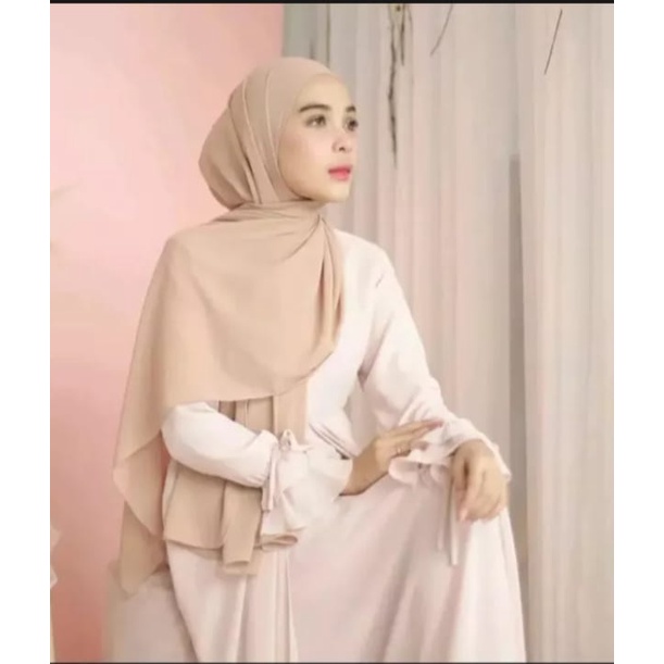 PASHMINA INSTAN INNER 2IN1/ HIjab /Jilbab /Kerudung Ciput Bahan Ceruty BabyDoll Trend Harga Termurah