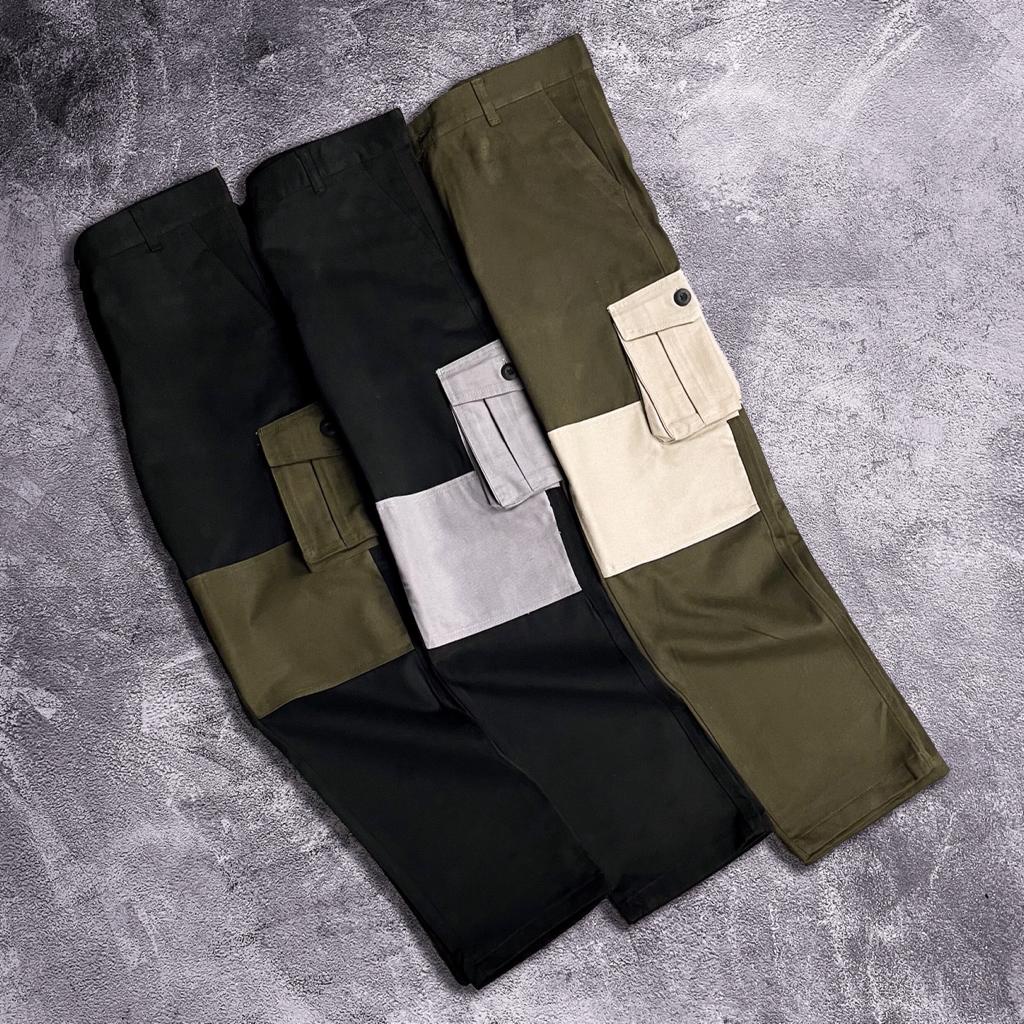 CELANA PANJANG CARGO KOMBINASI / LONGPANT CARGO COMBINATION