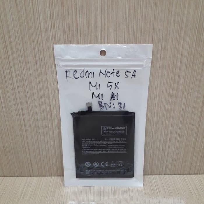DISKON XIAOMI REDMI NOTE 5A BN 31 BN31 BATERAI BATERRY ORIGINAL