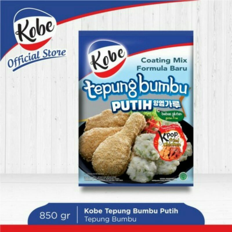 

KOBR TEPUNG BUMBU PUTIH KEMASAN BANTAL 850GR