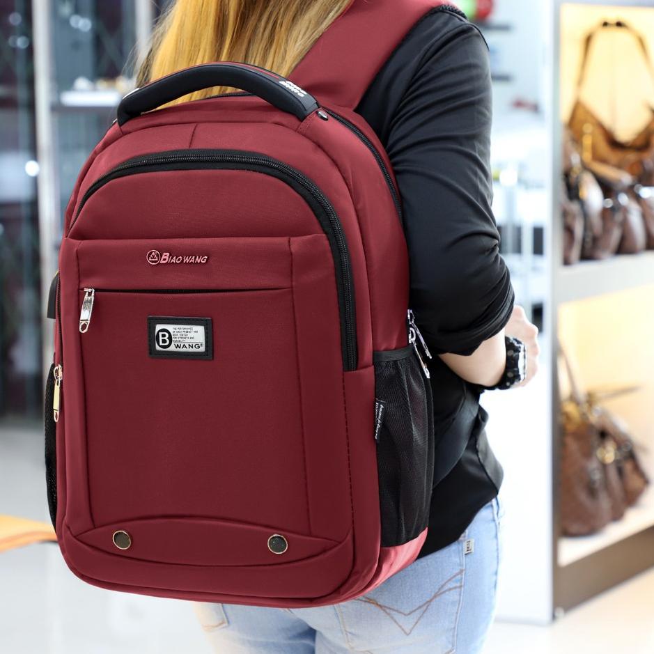 Murah Terkeren Bisa { COD } Tas Ransel Biaowang seri 3003 Nylon waterproof 100% produk original