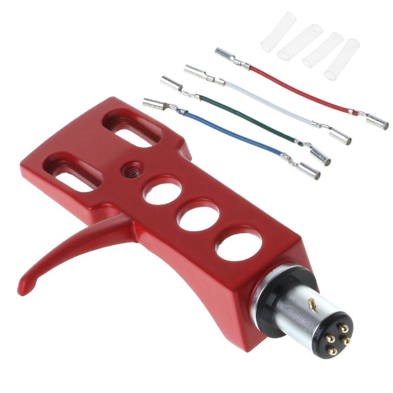 Cre Cartridge Kabel Phono Kabel Kop Kabel Untuk Meja Putar Phono Headshell Accs