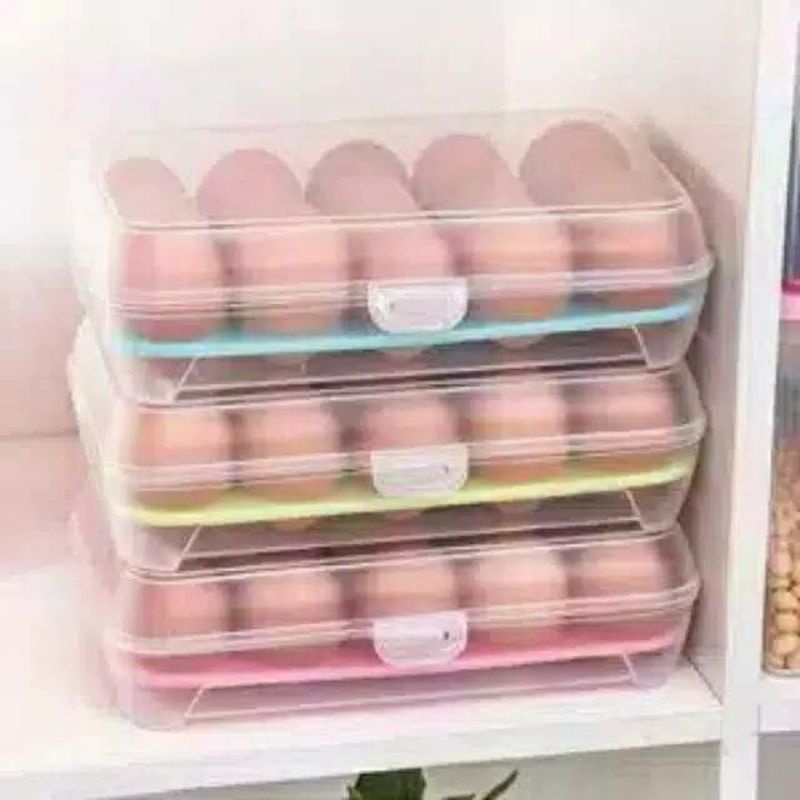 KOTAK TELUR / WADAH BOX KOTAK TELOR ISI 15