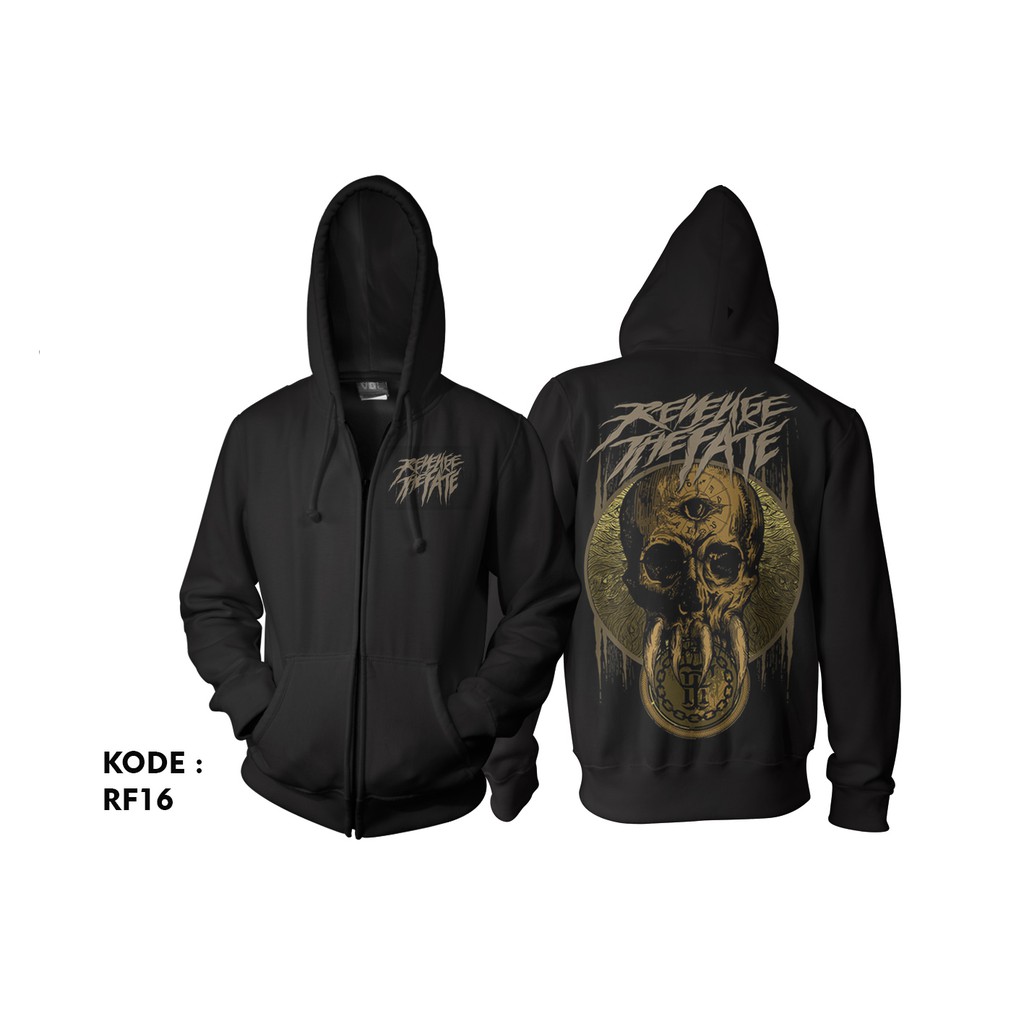 Jaket revenge the fate band-zipper